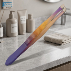 Pinzas para Cejas con Punta Puntiaguda de Acero Inoxidable, Duraderas, Estilo Moderno, Colores Degradados, Pinzas Más Vendidas, Personalizadas - Product Image 3
