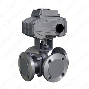 Vanne de régulation de débit industrielle motorisée électrique COVNA, actionneur électrique 12V 4 voies en acier inoxydable, type marche/arrêt, expédition rapide - Product Image 4