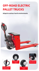 Xe tải Pallet điện với pin ổ đĩa động cơ bánh xe 1.5 2 tấn Pallet Trailer nâng cao quý nâng di động đi bộ Pallet jack - Product Image 4