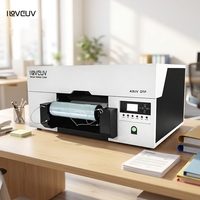 Imprimante jet d'encre UV DTF A3 automatique pour l'impression d'étiquettes autocollantes en cristal sur verre, métal, bois
