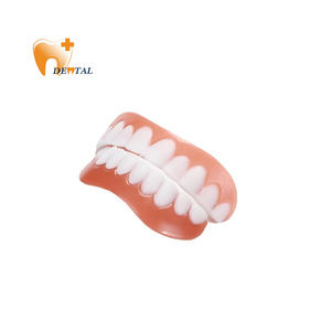 Gigi Silikon Realistis Smile, Behel Gigi Multifungsi, Alat Peraga Fotografi Gigi Tiruan, Strip Pemutih Gigi Dekoratif, Aksesoris - Product Image 1