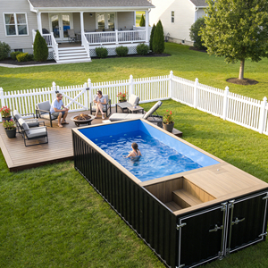 Piscina portátil de fibra de vidrio para niños, piscina elevada para exteriores, precios de piscinas de fibra de vidrio, piscina spa - Product Image 4