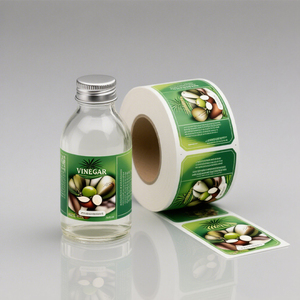 Etiquetas de Papel de Aluminio Dorado en Relieve para Botellas, Impresión de Logotipo Personalizada, Embalaje de Lujo Resistente al Agua, Etiquetas Biodegradables para Alimentos y Cosméticos - Product Image 6