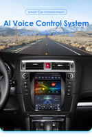 CARUPEZ - Unidad Principal de Navegación Estéreo para Automóvil Android de 9.7 Pulgadas para Subaru Outback 2015-2018 7862S 8 Núcleos, Estilo Tesla Vertical, DSP, GPS