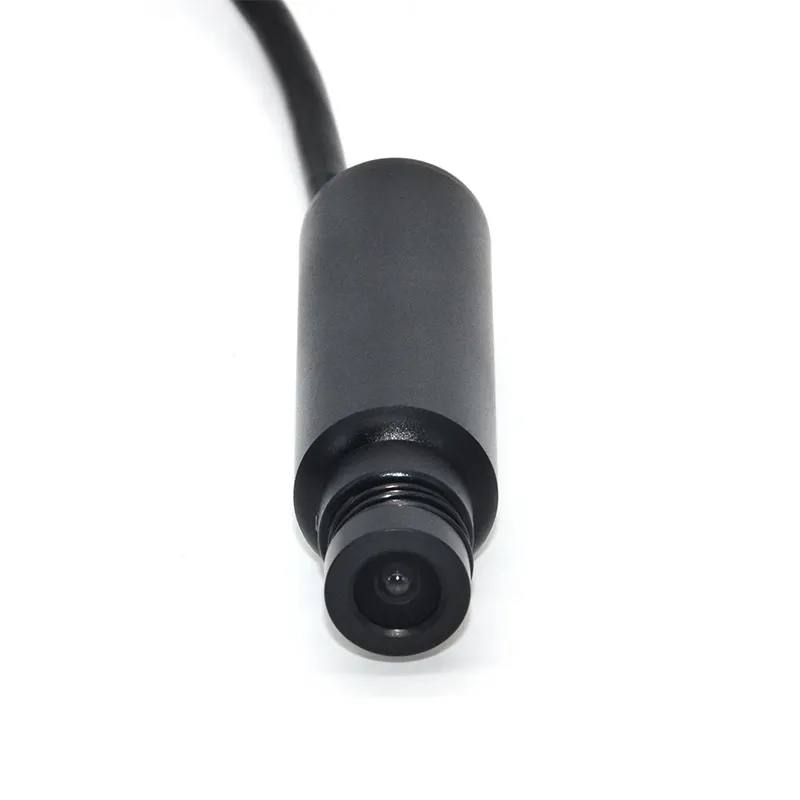 Miniatur Dalam Ruangan Ukuran 5MP P2P Pada Vif Lensa Papan Gaya Silinder M12 POE Kamera IP Peluru Mini dengan Input Audio untuk Industri