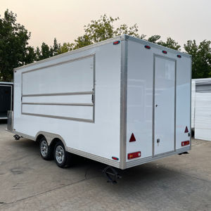 스낵 공급 업체 카트 용 맞춤형 모바일 냉동고 자판기 카트 새로운 푸드 트럭 반 스트리트 푸드 트레일러 - Product Image 3