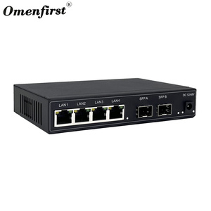 Công Tắc PoE <span class=keywords><strong>Ethernet</strong></span> 4 Cổng Gắn Tường 10/100/1000Mbps Công Tắc PoE Mạng Gigabit Không Được Quản Lý Với 2 Cổng SFP - Product Image 2