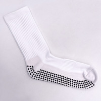 Chaussettes de football épaisses en gros, tricotées avec fond en éponge, antidérapantes, hautes, pour l'entraînement, grip unisexe, chaussettes de sport