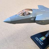 Modelo de Avión Fundido a Presión 1:100 F-35, Modelo de Avión F35 Joint Strike Fighter, Kits de Modelos de Aviones Metálicos, Modelo de Avión de Combate