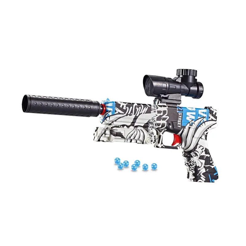 Electric Water Gun Gel Blaster Glock Dual purpose gun Gel Soft Splatter Graffiti submachine water Glock gun toy