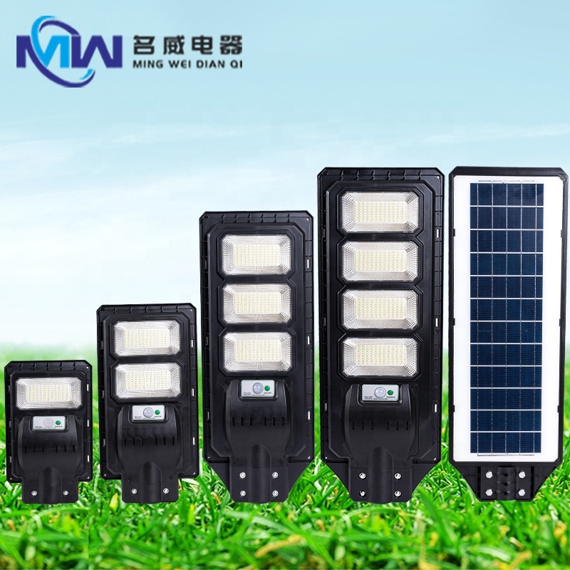 Led Lamp 100W Automatic Semi Integrated New Commercial Led Lamp Waterproof Ip65 Solar Street Light With Battery Backup