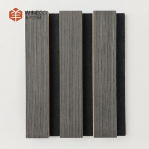 Panneau acoustique en lattes de bois WINEGO, durabilité accrue, panneaux muraux en lattes de bois, protection UV, panneau acoustique en lattes de bois - Product Image 1