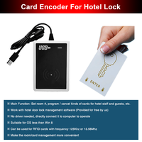 Encodeur de cartes-clés d'hôtel USB, lecteur de cartes RFID pour serrures de porte