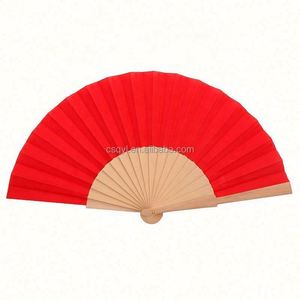 Personalize Wooden Hand Made Fans Custom Printed Logo Folding High Quality Personalized Wood Hand Held Fan Advertising Fan - Product Image 2