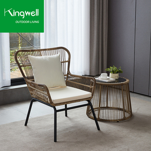 Foshan fabbrica <span class=keywords><strong>esterno</strong></span> in alluminio PE Rattan Lounge set comodi mobili <span class=keywords><strong>da</strong></span> <span class=keywords><strong>giardino</strong></span> moderni per uso pranzo e magazzino - Product Image 4