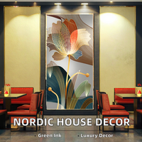 Affiche de peinture de bureau décorative nordique personnalisée cadre photo de belle maison sur toile pour décor de restaurant