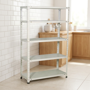 Galvanized Light Duty Rack Home Warehouse Shelf <b>Storage</b> Boltless Steel Rack 5 Layers Adjustable Metal Rack Steel MDF Shelving - Product Image 6