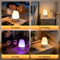 Lampes de table LED rechargeables par USB, réglables en luminosité, avec contrôle tactile, aide au sommeil, veilleuse pour enfants