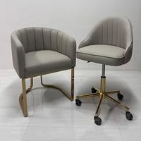 Table de manucure de luxe en PU réglable avec chaises pour client et technicien, ensemble chaise et fauteuil pour salon de beauté