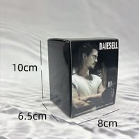 Eau de Toilette pour Homme Unique au Design Arabe en Forme de Poing, 80ml, Vaporisateur, Parfum Boisé Longue Durée 6-8H