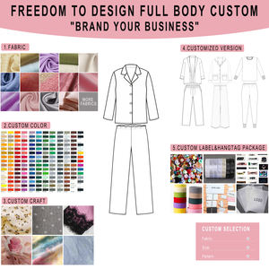 Conjunto <span class=keywords><strong>de</strong></span> Pijamas Personalizados para Mujer, Conjunto <span class=keywords><strong>de</strong></span> Pijamas <span class=keywords><strong>de</strong></span> Satén, Seda y Popelina, Conjunto <span class=keywords><strong>de</strong></span> Pijamas a Juego para Mamá e Hija - Product Image 4