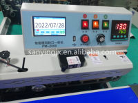 Machine de scellage d'impression de Code à barres de Code QR de Date d'expiration de scelleuse de bande de sac en plastique continu PM2000