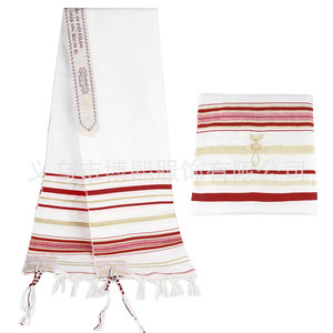Vente en gros Châle de prière Talit juif Talit avec sac Casher Israël Châle de prière Talit Châles avec poches - Product Image 2