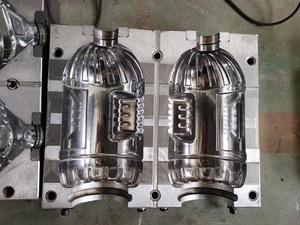 סין יצרן פלסטיק 5L 10 ליטר חצי אוטומטי בקבוק PET נושבת מכונה מחיר - Product Image 2