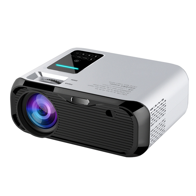 E501H 1080P WiFi Mini Projector LED Lamp Android 9.0 4K Overhead Portable Smart Home Theater Projector for Phone for Home Use