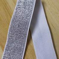Bandes élastiques dorées à paillettes Bande élastique pour la taille Cordon élastique