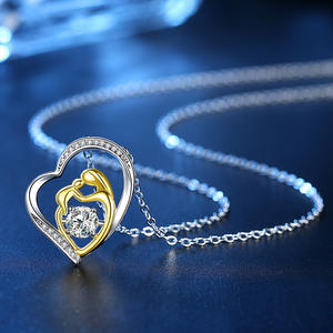Romantic Mother Day Necklace Gift Women Mom <b>Mum</b> Heart Necklace - Product Image 2