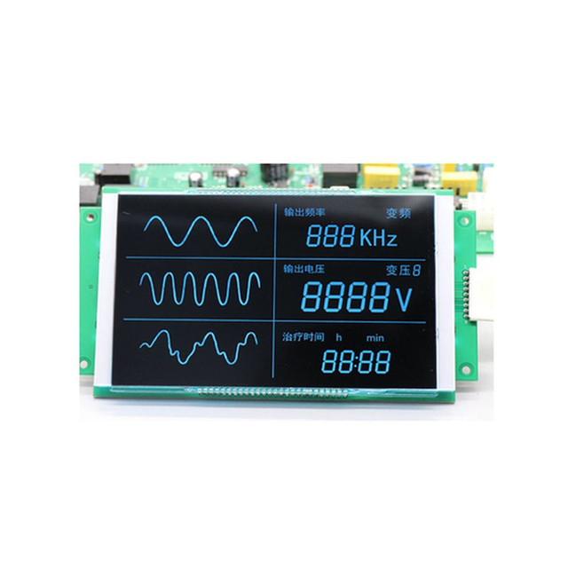 HT1621 Segment LCD Display Module Custom Graphic Code Screen with Blue Backlight for Industrial Instrument and Battery Devices