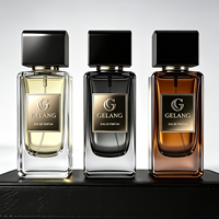 Nouveauté - Flacon de parfum personnalisé 50 ml - Flacon de parfum vide en verre noir carré 30 ml - Flacon de parfum personnalisé 100 ml