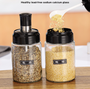 Set di Accessori da Cucina con <span class=keywords><strong>Portaspezie</strong></span> <span class=keywords><strong>in</strong></span> <span class=keywords><strong>Vetro</strong></span>, Oliera e Contenitori per Erbe Aromatiche - Product Image 5