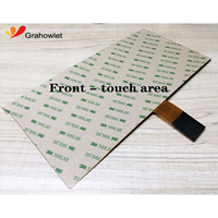 Grahowlet HX1101803 Layar Sentuh Kapasitif Fleksibel 11 Inci Panel Tampilan Layar Antarmuka IIC/USB/RS232 IC Cypress Drive untuk