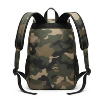 Sac à dos camouflage à rabat imperméable en polyester, sac à dos décontracté pour ordinateur portable, sac à dos de voyage pour hommes et femmes, sac à dos d'école, logo personnalisé