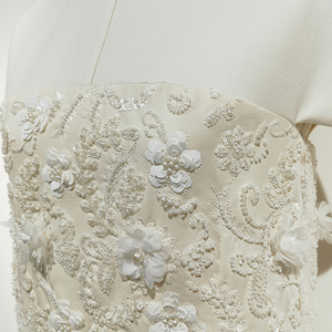 Evening Party Dress New Design White Floral Embroidered <strong>Lace</strong> Luxury Formal Evening Dresses for Women - Product Image 2