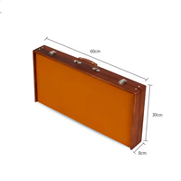 Table de Mahjong pliable en bois massif portable |   Jeu de Mahjong américain de luxe moderne pour l'extérieur et les voyages