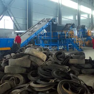 Long Service Life Tire Crusher Tire Shredder Machine Tyre Cutting Machine For Sale