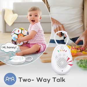 <span class=keywords><strong>Babyphone</strong></span> sans fil 2,4 GHz portable avec berceuses intégrées, audio bidirectionnel, batterie, moniteur numérique pour bébé - Product Image 3