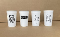 Gobelets en plastique réutilisables personnalisés pour événements et marketing d'entreprise