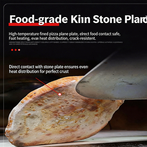 Four à <span class=keywords><strong>pizza</strong></span> italien au bois, professionnel, pour usage commercial, en pierre, en briques, pour l'intérieur, de style napolitain, XM QDMECH - Product Image 2