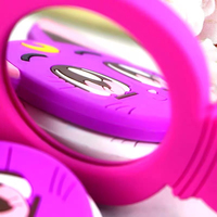 Miroir cosmétique à main personnalisé Design de mode personnalisé ou image de dessin animé Sailor Moon Make-up Miroir suspendu en PVC