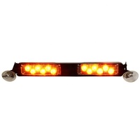 1W Feux stroboscopiques d'urgence pour pare-brise, toit/tableau de bord/pare-brise, éclairage intérieur de voiture, avertissement, lumière de visière stroboscopique pour véhicule