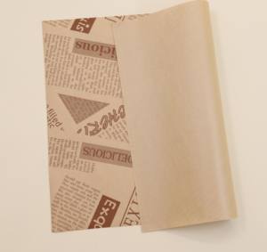 Customizable Logo Food-Grade Double-Sided <b>Baking</b> Paper Effective Packaging for Pizza and Sushi Sandwich Wrapping - Product Image 1