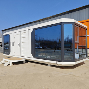 Ngoài Trời Di Động Thép Nhỏ Sang Trọng Viên Nang Nhà Mở Rộng Nhà Prefab Không Gian Viên Nang Khách Sạn Container Nhà Ngủ Pod - Product Image 3