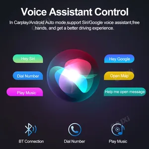 1 DIN đài phát thanh xe Carplay Android Auto GPS âm thanh xe hơi 1din HD 7 "IPS ô tô máy nghe nhạc phổ autoradio xe DVD Player - Product Image 5