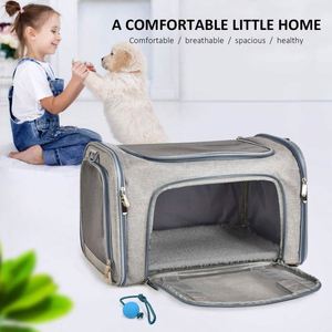 Muestra gratuita, bolsa de transporte plegable, transpirable y de gran capacidad para mascotas, para perros y gatos pequeños y medianos. - Product Image 5