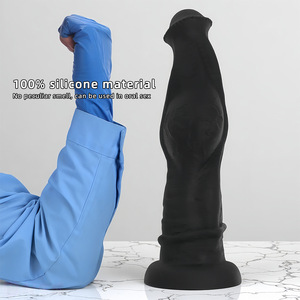 Vibromasseur réaliste grand format en forme de cheval sauvage sans œufs, en silicone souple, étanche, pour hommes et femmes - Product Image 2