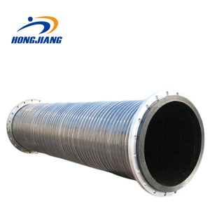 Chất lượng cao mặc sức đề kháng linh hoạt đường kính lớn hút nước và xả Ống cao su với mặt bích - Product Image 1